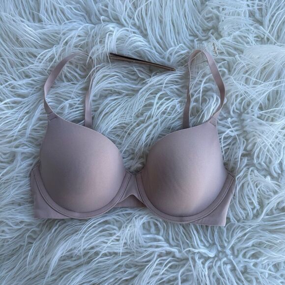Skims Fits Everybody T-shirt Bra Mica Size 32C - Picture 1 of 7